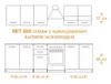 Topeshop KUCHNIA SET SONOMA Küchen- & Esszimmermöbelset Produktbild-Vorschau 3