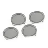 4x Universal Radnabenkappe Nabendeckel Felgendeckel Grau ø Produktbild-Vorschau 2