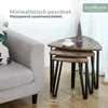 holz4home® Beistelltisch Radon im 3er Set I Industrial-Look Produktbild-Vorschau 7