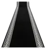 TAPIS DE COULOIR BCF MORAD Grek grec noir 60 cm noir 60x100 Voir les images du produit 1