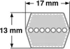 Doppelkeilriemen BB 145 - HBB 3752 mm Produktbild-Vorschau 2