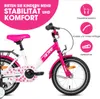 HILAND Starry 16 Zoll Kinderfahrrad für Mädchen ab 3 4 5 6 Produktbild-Vorschau 3