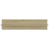A wooden shelf against a white background. Produktbild-Vorschau