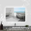 LED Spigel mit Bluetooth und Uhr 100×80cm 3 Lichfarbe Produktbild-Vorschau 2