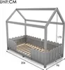 Flieks Dětská postel 90x200 cm Dětská postýlka s ochranou Náhled obrázku produktu 6