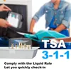 Aucuu Kulturtasche Transparent 2 Stück Kosmetiktasche Produktbild-Vorschau 5