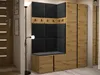 Předsíňová stěna s čalouněnými panely 42x42 SELAND 3 - dub Náhled obrázku produktu 1