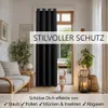 tinycurtains Türvorhang 195x150cm mit Teleskopstange Produktbild-Vorschau 9