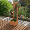 3.10 drevených kvetináčov s mriežkou - 135 x 40 x 30 cm - Náhľad obrázku produktu 7