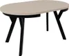 Esstisch ARI Rund 90-190 cm Ausziehbar Sandbeige Beige Produktbild-Vorschau 1