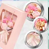 Set regalo con un bouquet di profumati fiori di sapone rosa Anteprima dell’immagine prodotto 4