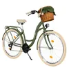 MILORD Damenfahrrad Citybike Komfort Mit Weidenkorb Produktbild-Vorschau 1