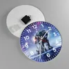 Wanduhr - Rund - Glasuhr - Kosmonaut Weltraum - 30x30cm - Produktbild-Vorschau 2