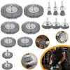 14 Stück Drahtbürste Bohrmaschine Set, Für Stahlbürste Produktbild-Vorschau 1