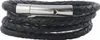 Lederkette Lederband 4 mm Herren Halskette schwarz 17-100 Produktbild-Vorschau 1