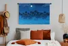 MuchoWow® Wandteppich Wandbehang Sternenhimmel - Palme - Produktbild-Vorschau 4