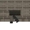 Gartensofa 2-Sitzer mit Kissen Grau Poly Rattan Produktbild-Vorschau 8