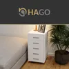 HAGO24 Rollcontainer Bürocontainer Büroschrank Aktenschrank Produktbild-Vorschau 8