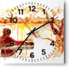 Wanduhr - Quadrat - Glasuhr - Weiblich städtisch quadrat Produktbild-Vorschau 1