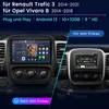 1+32G 9''Android13 carplay Autorádio pre Renault Trafic3 Náhľad obrázku produktu 2