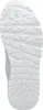 The sole of a white sneaker is shown from an underneath view. Produktbild-Vorschau