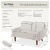 Sofa Skagen, 2-Sitzer, Sitzpolster mit Federkern, 300 kg - Produktbild-Vorschau 5