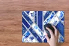 MuchoWow® Mauspad Mousepad Delfter Blau - Design - Abstrakt Produktbild-Vorschau 3