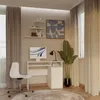 Bureau PORTO, rechts, wit Productafbeelding-voorbeeld 8