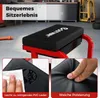 COSTWAY Werkstatthocker mit Rollen, Schublade & Ablage, Produktbild-Vorschau 6