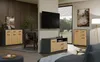 TV-Schrank Simplo 1D2S Anthrazit Eiche Artisan TV-Tisch Produktbild-Vorschau 3