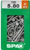 Set 150 viti SPAX Torx in acciaio a testa svasata, Diam.5 Anteprima dell’immagine prodotto 4