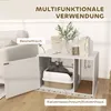 PawHut Katzenschrank, Katzentoilette mit Loch, Katzenklo Produktbild-Vorschau 4