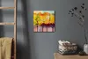 Coloray Uhr auf Leinwand 30x30 cm Wand Uhr Dekoration Produktbild-Vorschau 4