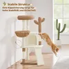 Yaheetech Kaktus Kratzbaum XS 106,5 cm H, Katzenbaum mit Produktbild-Vorschau 5