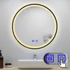 AICA Rund Badspiegel 80cm LED Wandspiegel mit Produktbild-Vorschau 2