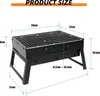 SunJas Holzkohlegrill  Reisegrill Tischgrill ,Campinggrill Produktbild-Vorschau 6