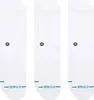 Three pairs of white socks are arranged vertically against a white background. Produktbild-Vorschau