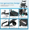COSTWAY 2in1 rollator e sedia a rotelle pieghevole con Anteprima dell’immagine prodotto 7
