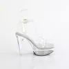 MARTINI-505 Damen Sandale von Fabulicious, Transparent  , Produktbild-Vorschau 5
