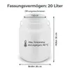 20 liter vierkante kunststof container - SU-B-20L K Productafbeelding-voorbeeld 3
