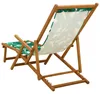 vidaXL Transat pliable, 3 positions, en bois d'eucalyptus Voir les images du produit 5