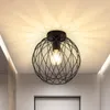 ZMH stropné svetlo retro kuchynská lampa čierna stropná Náhľad obrázku produktu 7