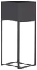 Blumensäule FINA, modernes Design, Metall Schwarz, 25x65 Produktbild-Vorschau 1