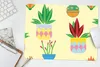 MuchoWow® Mauspad Mousepad Pflanzen - Blumentopf - Muster - Produktbild-Vorschau 5