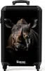 NoBoringSuitcases.com Handgepäck Koffer 55x40x20 cm, Tiere Produktbild-Vorschau 1