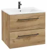 Stamar Waschtisch mit Unterschrank 50 cm Gold Eiche Hängend Produktbild-Vorschau 4