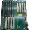 A green circuit board with multiple slots and connectors. Podgląd zdjęcia produktu
