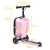 Dreirad-Roller mit Koffer Cariboo iTravel (rosa) Produktbild-Vorschau 9