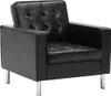 vidaXL Sessel Schwarz 75x70x75 cm Kunstleder Produktbild-Vorschau 1