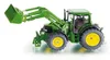 Tractor Siku JOHN DEERE, color azul/plateado; modelo 3652 Vista previa de la imagen del producto 1